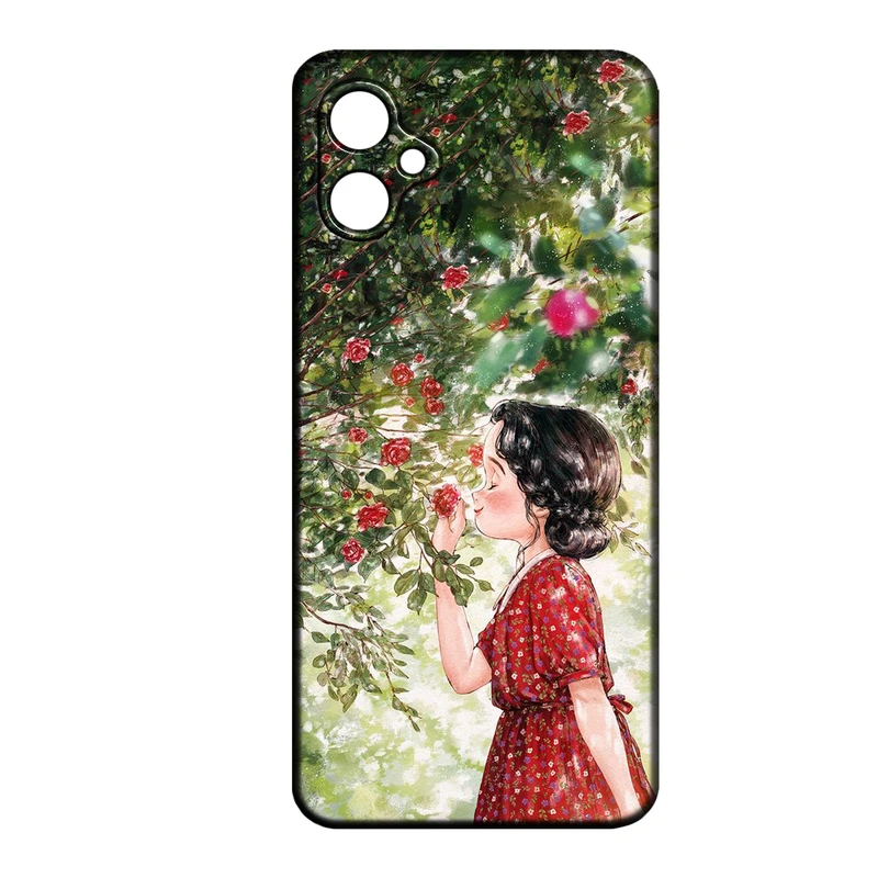 کاور طرح دخترانه کد 005 مناسب برای گوشی موبایل سامسونگ Galaxy A06