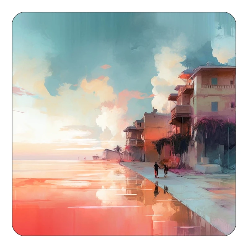 مگنت کاکتی طرح نقاشی رنگ روغن مدل mp71156