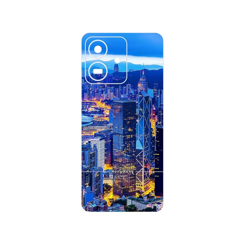 برچسب پوششی ماهوت مدل Hong Kong City مناسب برای گوشی موبایل آنر Play 10