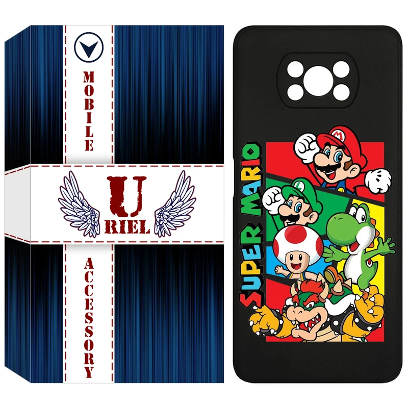 کاور یوریل مدل KSH کد 76 طرح ماریو مناسب برای گوشی موبایل شیائومی Poco X3 / X3 Pro