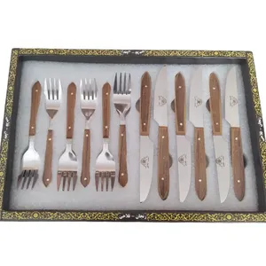   ست کارد و چنگال میوه خوری 12 پارچه فلاحی زنجان کد 86