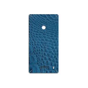 MAHOOT Blue-Crocodile-Leather Cover Sticker for Nokia Lumia 520