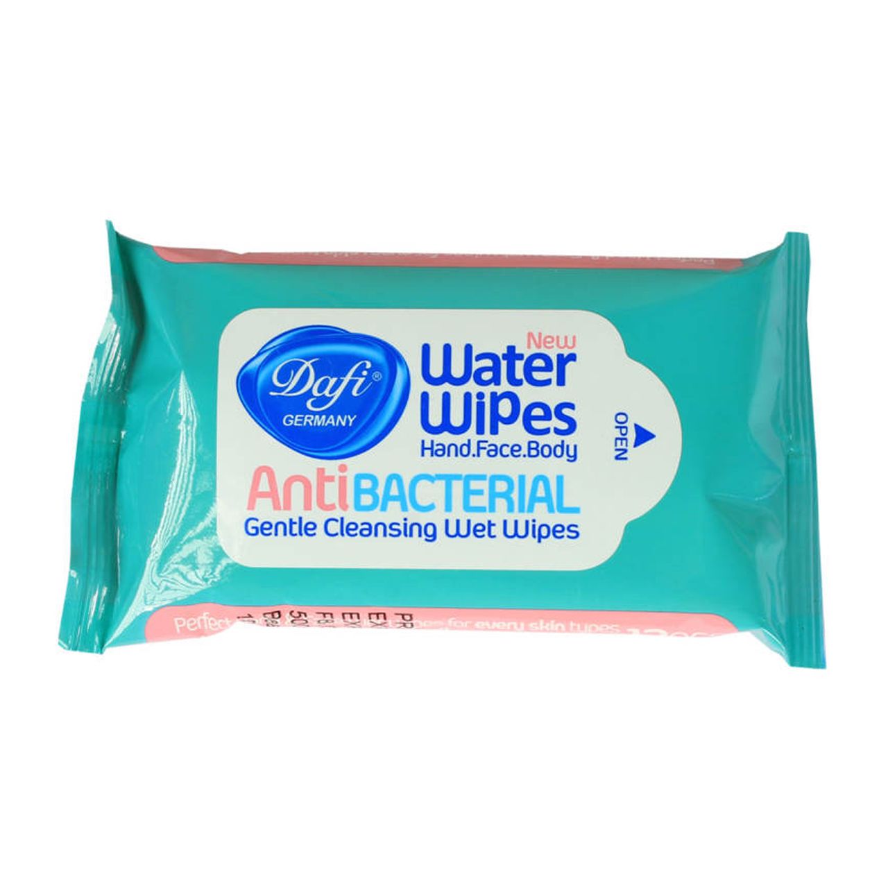دستمال مرطوب دافی مدل Anti bacterial GN10 بسته 12 عددی -  - 1