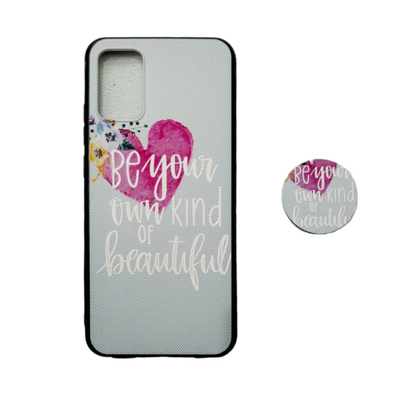 کاور مدل a03s مناسب برای گوشی موبایل سامسونگ Galaxy A03S / A02S / M02S به همراه پاپ سوکت