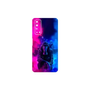 MAHOOT Smoke Rainbow Digital Art 2 Cover Sticker for Huawei Y7a