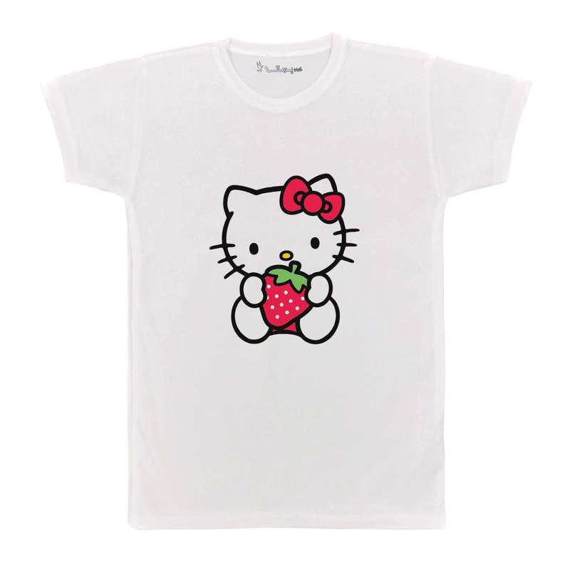 تی شرت بچگانه پرمانه طرح Kitty کد pmt.2377