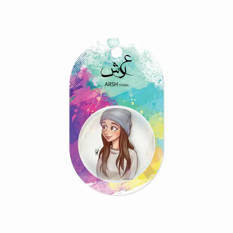 مگنت عرش طرح دخترونه کد Asm319