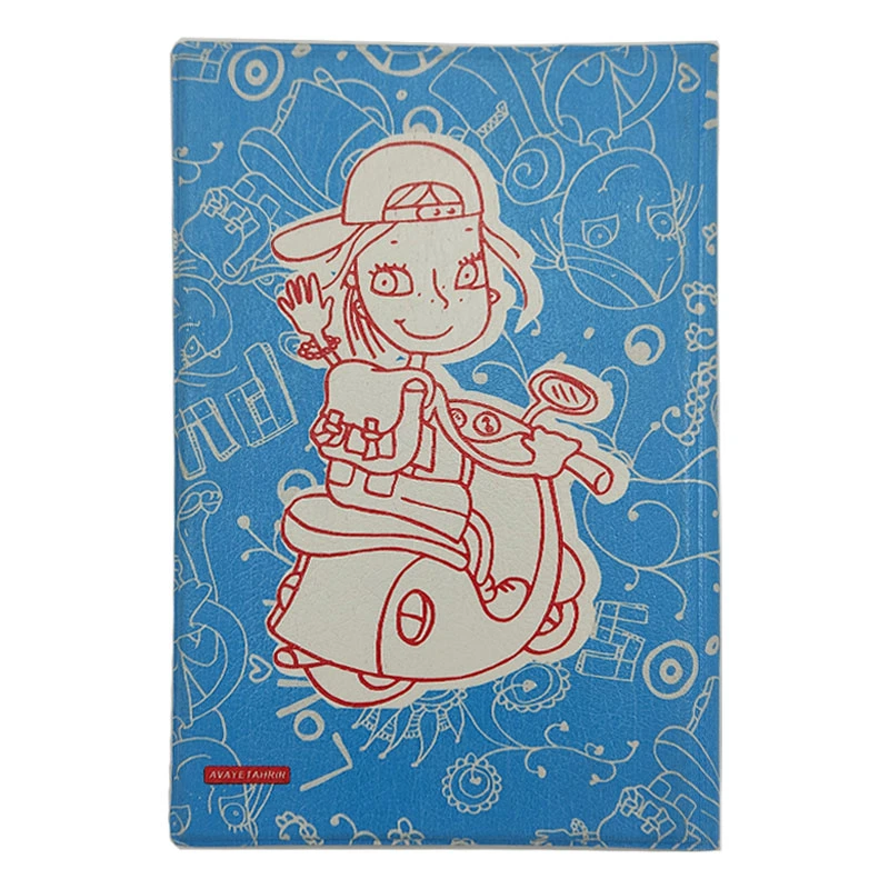  دفتر 100برگ آوای تحریر مدل چرمی D10318 کد07