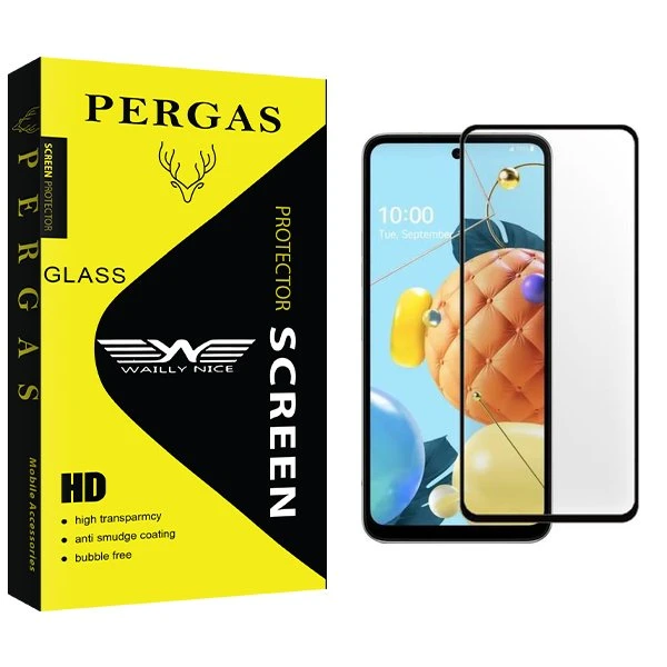 محافظ صفحه نمایش شیشه ای وایلی نایس مدل Pergas مناسب برای گوشی موبایل ال جی K62
