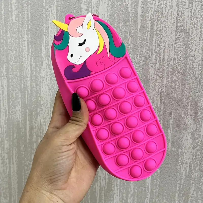جامدادی مدل پاپتی سیلیکونی طرح یونیکورن کیوت کد U NN