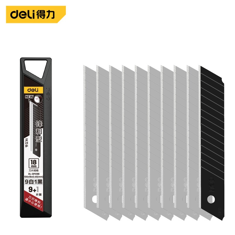 تیغ کاتر دلی مدل DL-DP09B بسته 10 عددی
