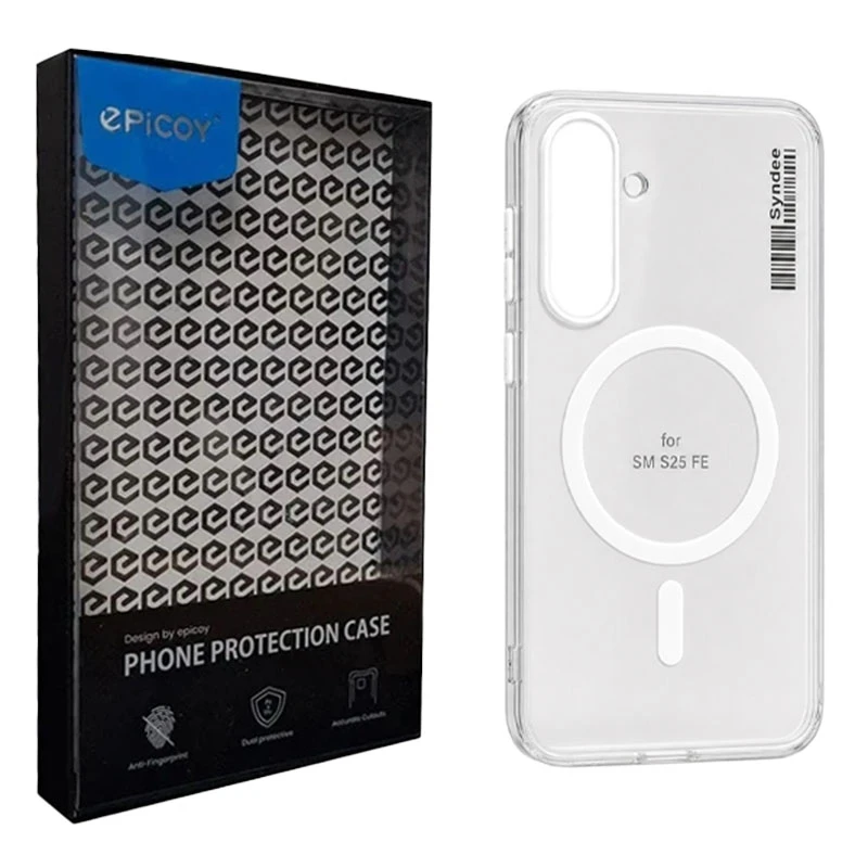کاور اپیکوی مدل Syndee Transparent Magsafe مناسب برای گوشی موبایل سامسونگ Galaxy S25 FE