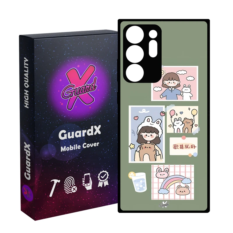 کاور گارد ایکس طرح Girl مدل Glass10514 مناسب برای گوشی موبایل سامسونگ Galaxy Note 20 Ultra