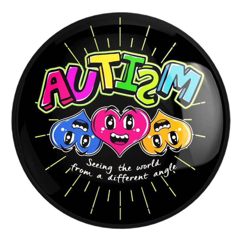 پیکسل خندالو طرح اتیسم Autism کد 26753 مدل بزرگ