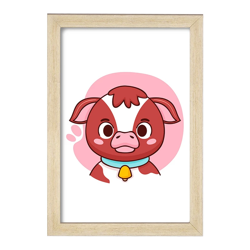 تابلو خندالو مدل گوساله حیوانات بامزه کد 37161