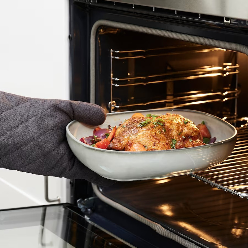 ظرف سرو مرغ واستیک ایکیا مدل GLADELIG مجموعه 2 عددی