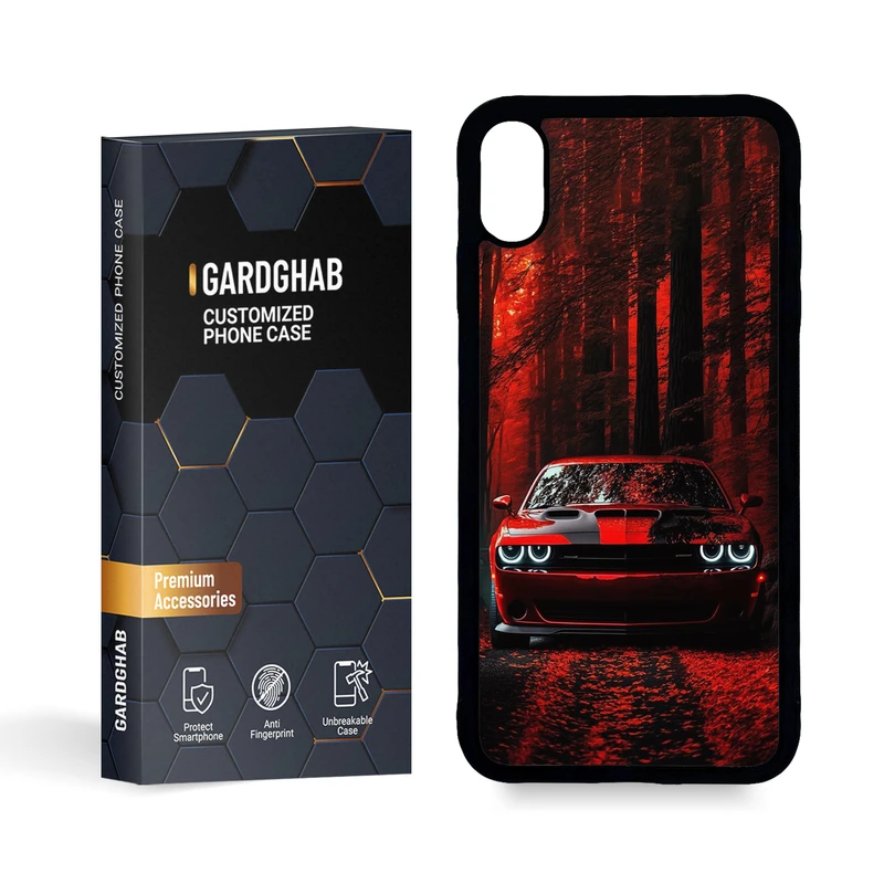 کاور گارد قاب مدل پشت گلس پسرانه مناسب برای گوشی موبایل اپل iPhone Xs Max