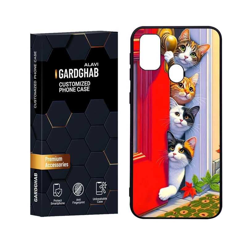 کاور گارد قاب علوی مدل Glass مناسب برای گوشی موبایل سامسونگ Galaxy M30S