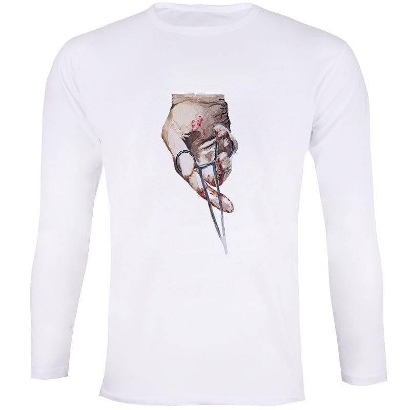 تیشرت آستین بلند مردانه مدل اتاق عمل 004
