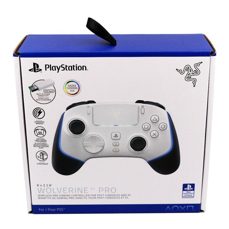 دسته بازی ریزر مدل Wolverine v2 pro