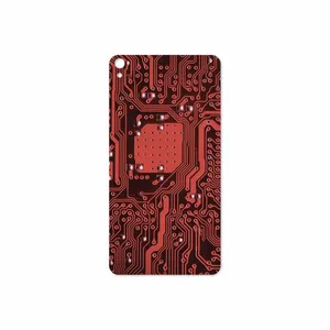 MAHOOT Red Printed Circuit Board Cover Sticker for Lenovo Phab B1 2015