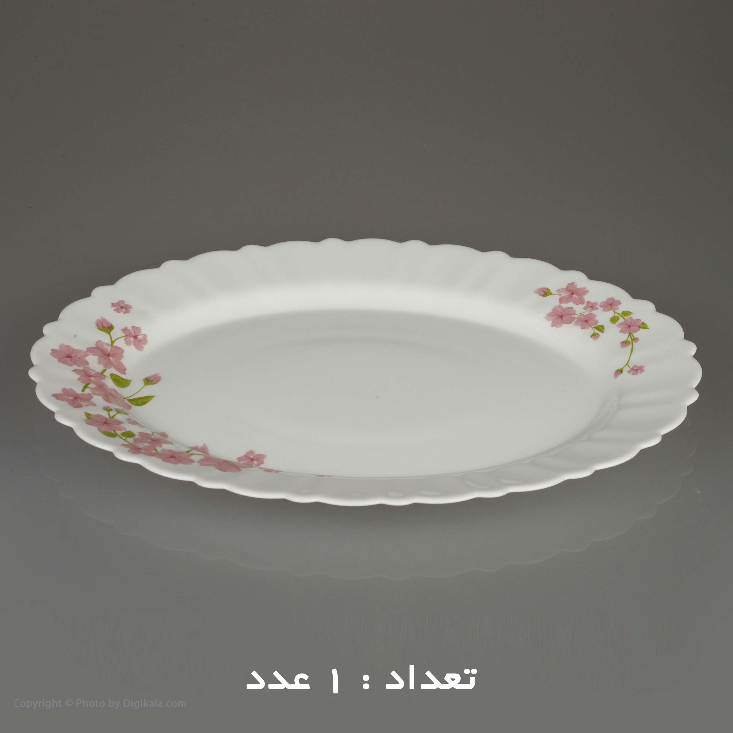 سرویس 25 پارچه اپال طرح دایره مدل اما کنگره