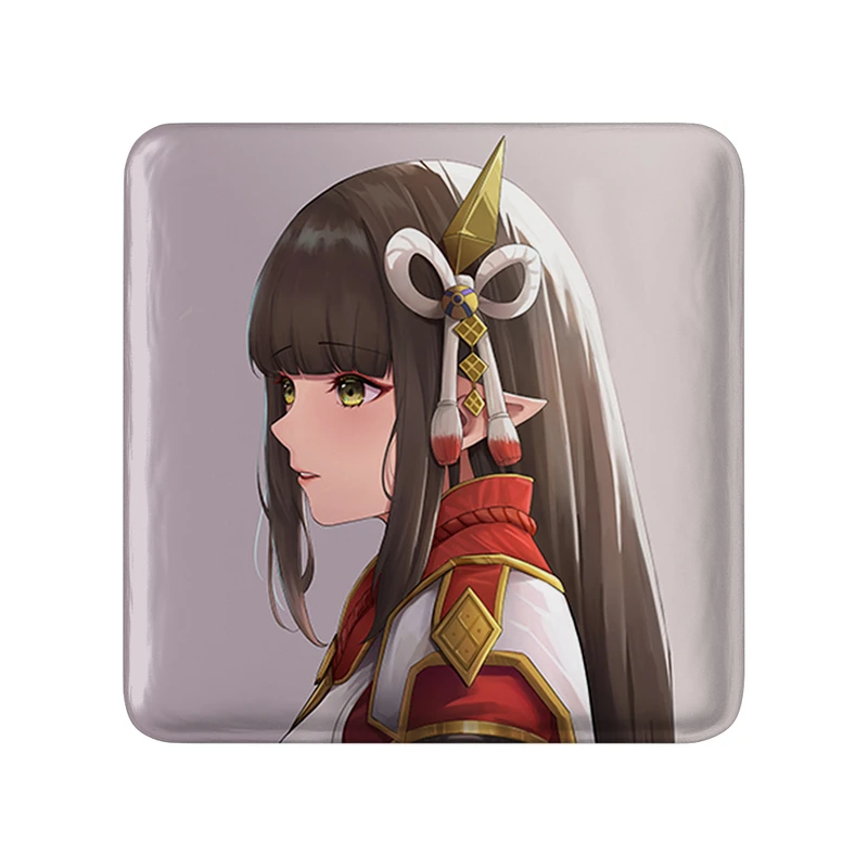 مگنت خندالو طرح بازی شکارچی هیولا (Monster Hunter) مدل مربعی کد 33219