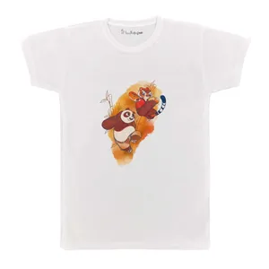 تی شرت بچگانه پرمانه طرح پاندای کونگ فو کار کد pmt.4524