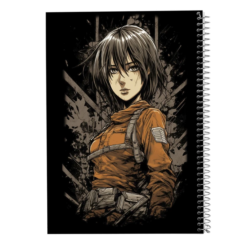 دفتر شطرنجی 50 برگ مدوپد مدل Attack on Titan کد DF10378