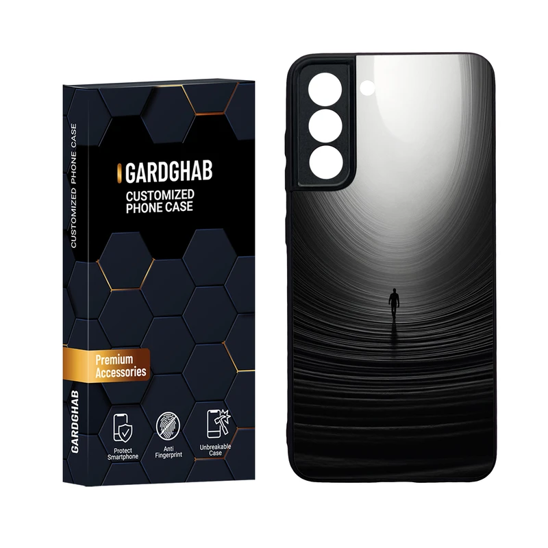  کاور گارد قاب مدل دور ژله ای پشت گلس پسرانه مناسب برای گوشی موبایل سامسونگ Galaxy S21 FE