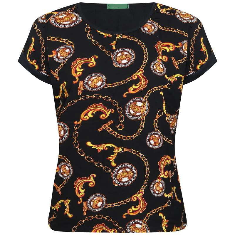 بلوز آستین کوتاه زنانه مدل پیش نخی کد 11