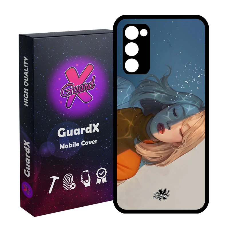 کاور گارد ایکس طرح Girl مدل Glass10013 مناسب برای گوشی موبایل سامسونگ Galaxy S20 FE