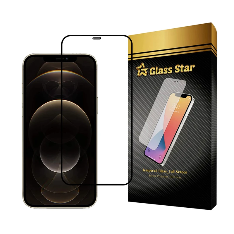 محافظ صفحه نمایش گلس استار مدل STATICG مناسب برای گوشی موبایل اپل iPhone 12 Pro Max
