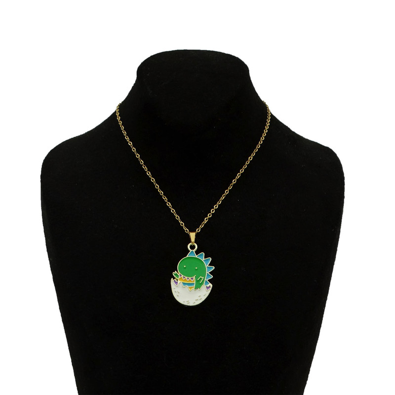 گردنبند دخترانه مدل بچه دایناسور قشنگ کد GZ-Beh-20 گردنبند دخترانه مدل بچه دایناسور قشنگ کد GZ-Beh-20