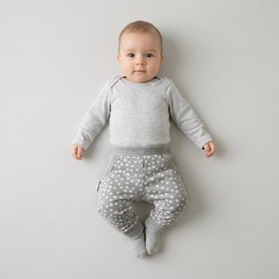 شلوار نوزادی آدمک مدل خرگوش و گل کد 01