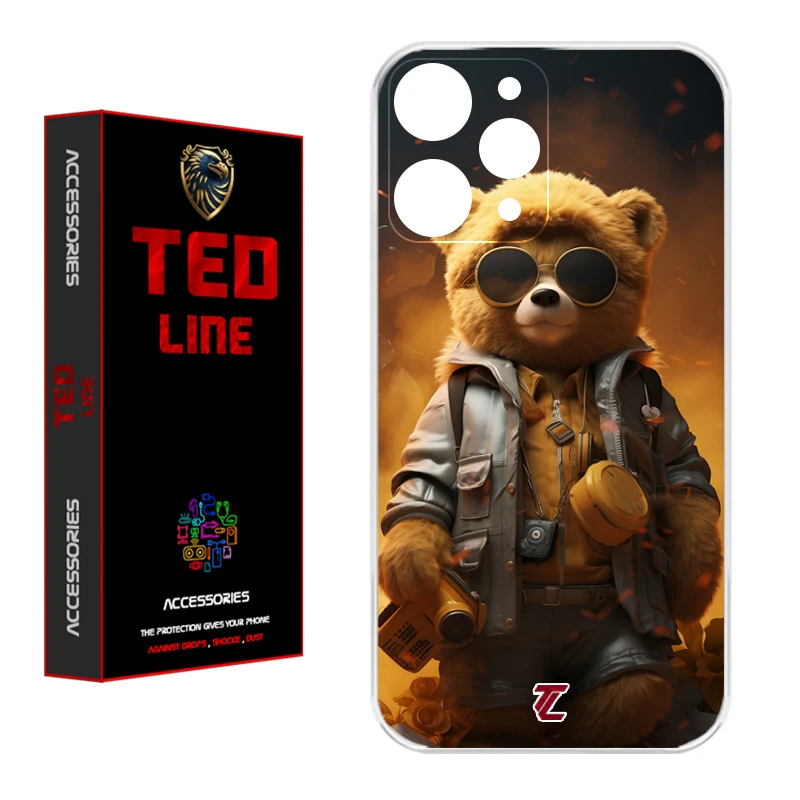 کاور تد لاین طرح خرس جنگی کد 1103 مناسب برای گوشی موبایل شیائومی Redmi 12 4G
