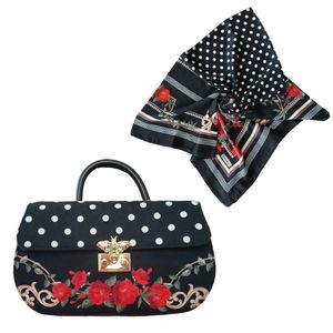 ست کیف و روسری زنانه مدل رُز 