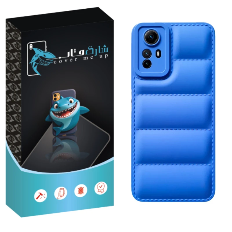 کاور شارک قاب مدل پافری مناسب برای گوشی موبایل شیائومی Redmi Note 12S