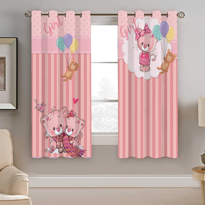 پرده نیروانا طرح گربه کودک مدل مخمل کد 4988 سایز 140×200 سانتی متر