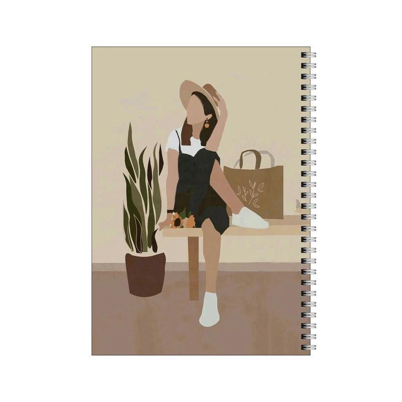 دفتر مشق 80 برگ بامبیلیپ طرح استایل مینیمال کد 4565900