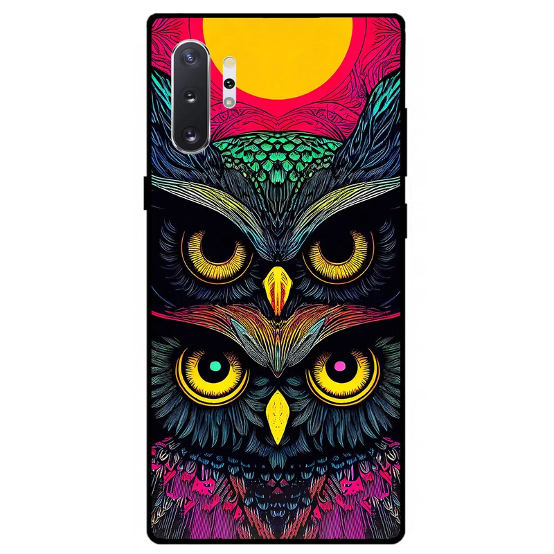 کاور مگافون طرح جغد مدل 1904 مناسب برای گوشی موبایل سامسونگ Galaxy Note 10 Plus   