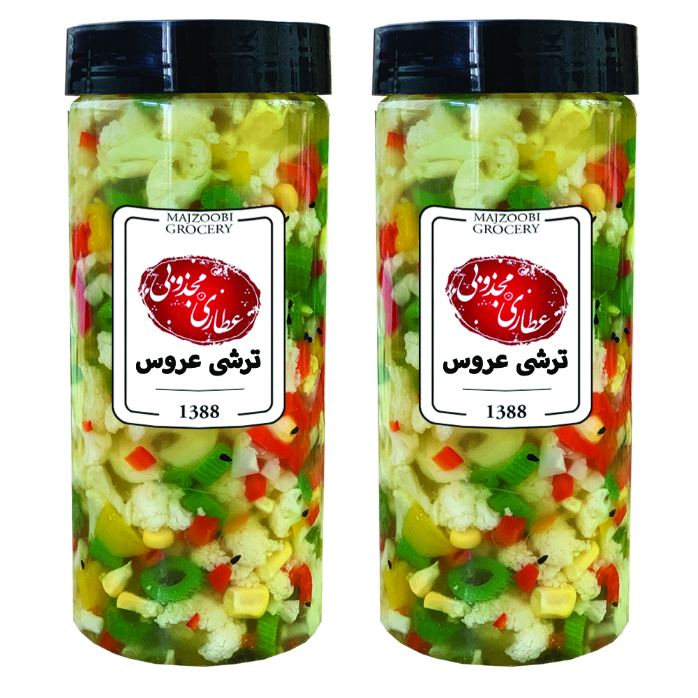 ترشی عروس مجذوبی - 1500 گرم بسته 2 عددی