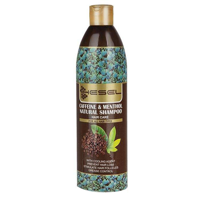 شامپو مو هسل مدل Caffein & Menthol حجم 400 میلی لیتر