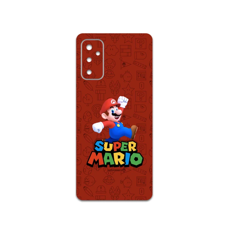 برچسب پوششی ماهوت مدل Super-Mario-Game مناسب برای گوشی موبایل سامسونگ Galaxy M52 5G