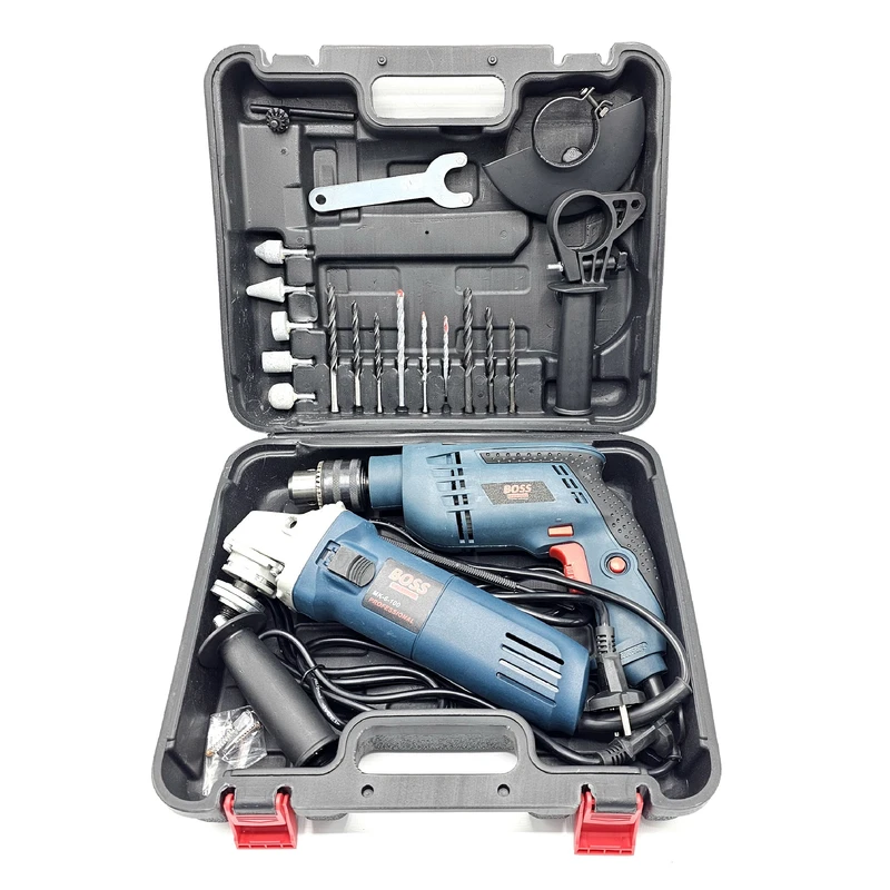 عکس شماره 5 : مجموعه 2 عددی دریل و مینی فرز صنعتی باس مدل life_style