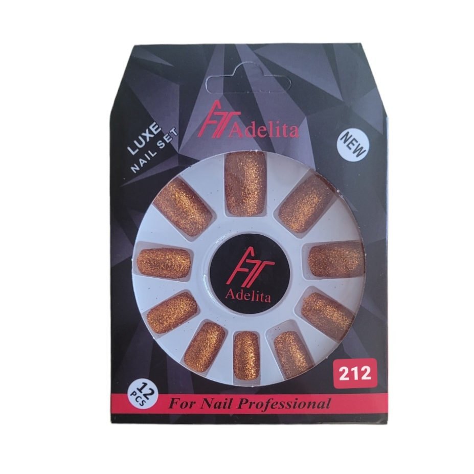 ناخن مصنوعی آدلیتا مدل G-212 بسته 12 عددی
