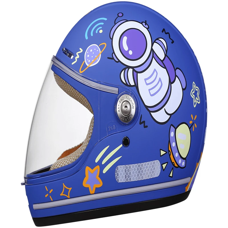 کلاه کاسکت فک دار بچه گانه مدل 128A