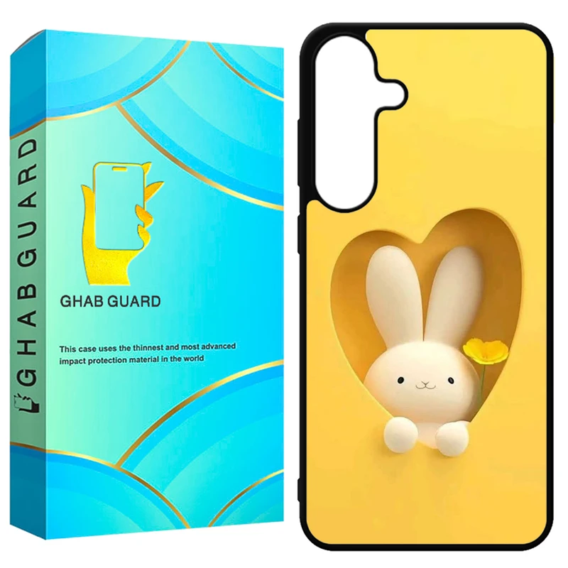 کاور قاب گارد طرح خرگوش مدل GCHPS24 مناسب برای گوشی موبایل سامسونگ Galaxy S24