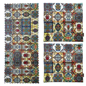 رومیزی کد 70390 به همراه کاور کوسن