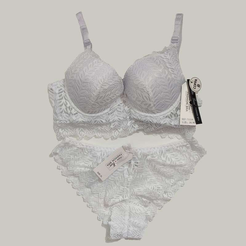 ست شورت و سوتین زنانه مدل توری 005